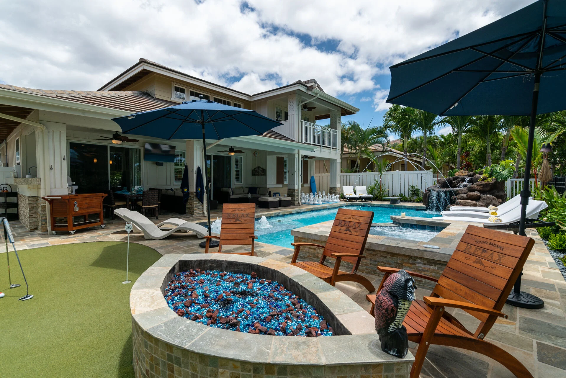 One of our Oahu vacation rentals with stunning amenities.
